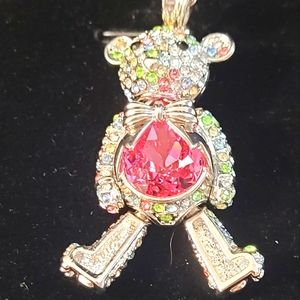 J.NINA TEDDY BEAR NECKLACE